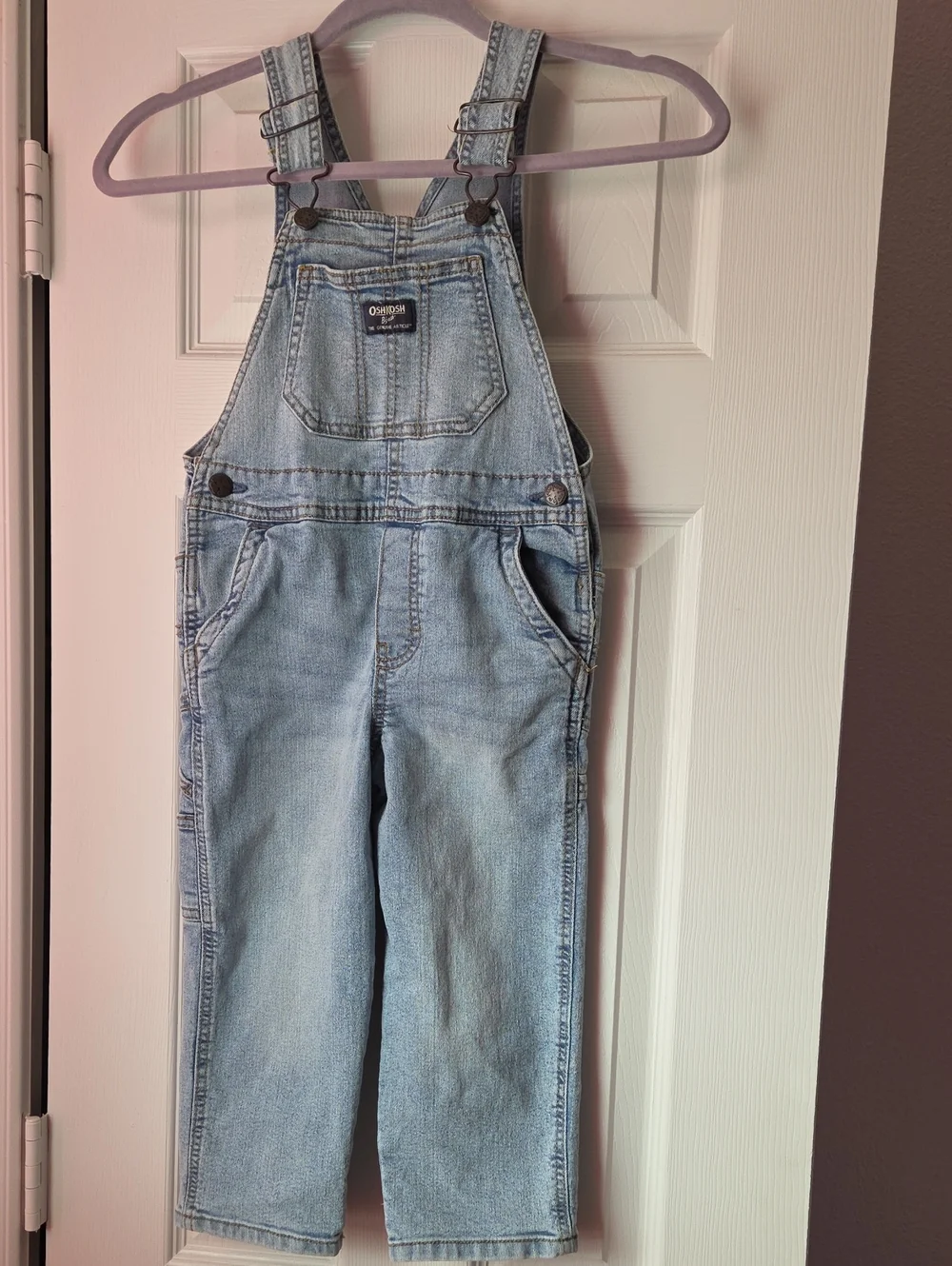 OshKosh B'gosh Light Wash Denim Overalls